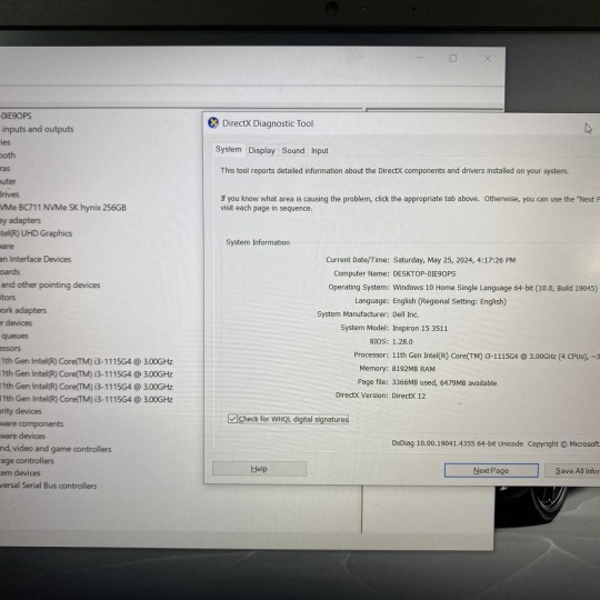 DELL Inspiron 3511