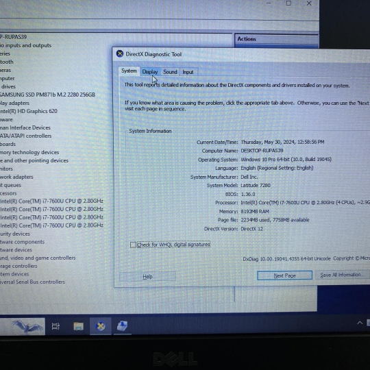 DELL Latitude 7280 
